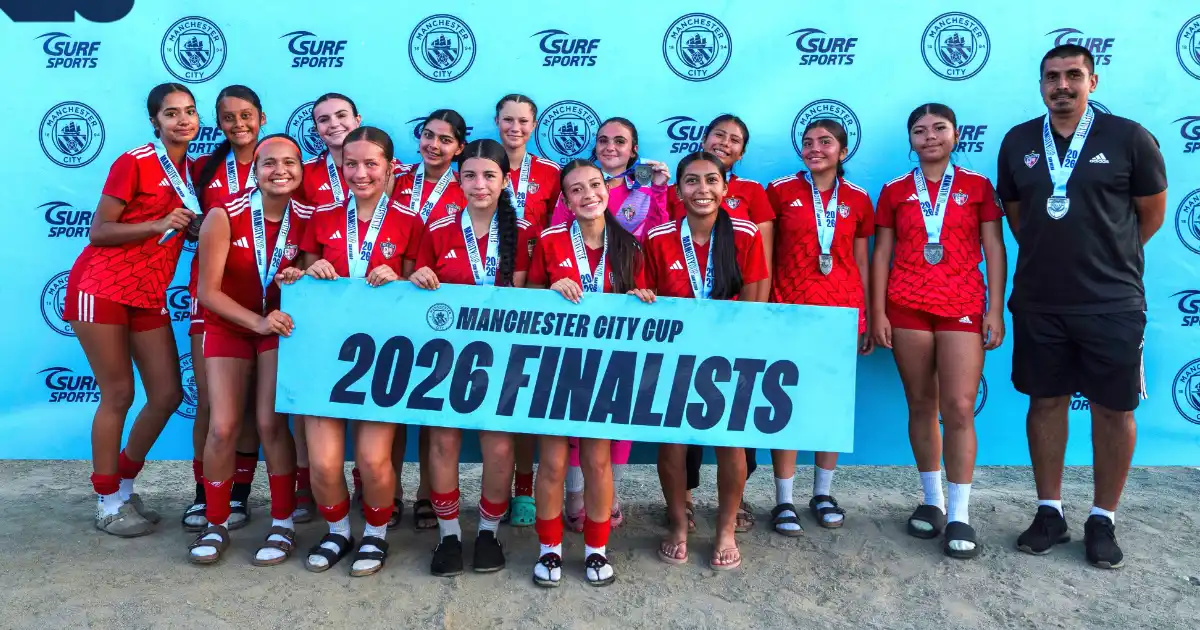 Atlético Santa Rosa U17 Paris Girls at the Man City Cup in San Diego